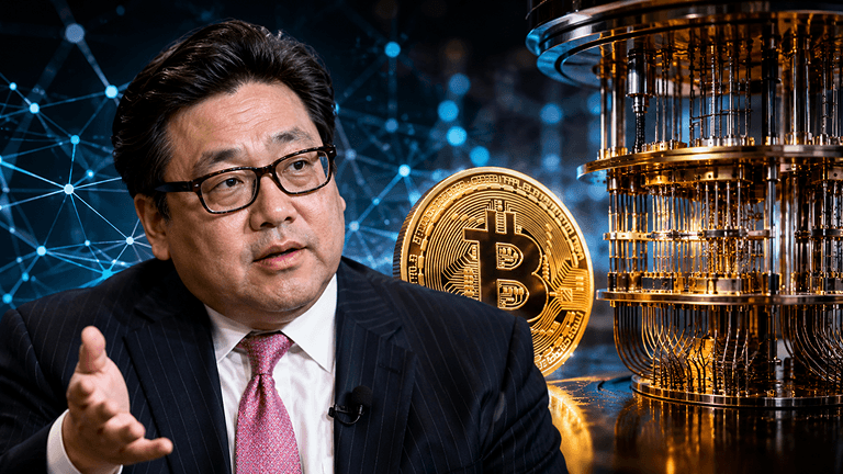 Tom Lee warns that future quantum computers could pose a security risk to Bitcoin and older wallet addresses.