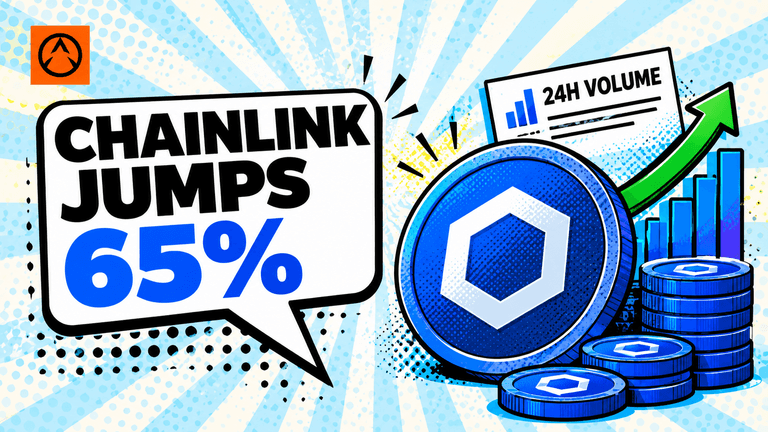 Chainlink LINK price jumps 65%