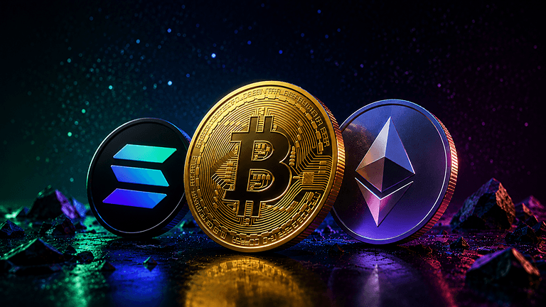 Bitcoin Ethereum and Solana crypto market update August 9