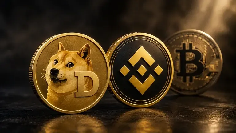 Dogecoin and BNB rise as Bitcoin slips near $63,700