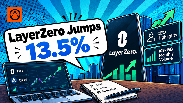 LayerZero ZRO price jumps 13.5% as cross-chain volume and adoption grow