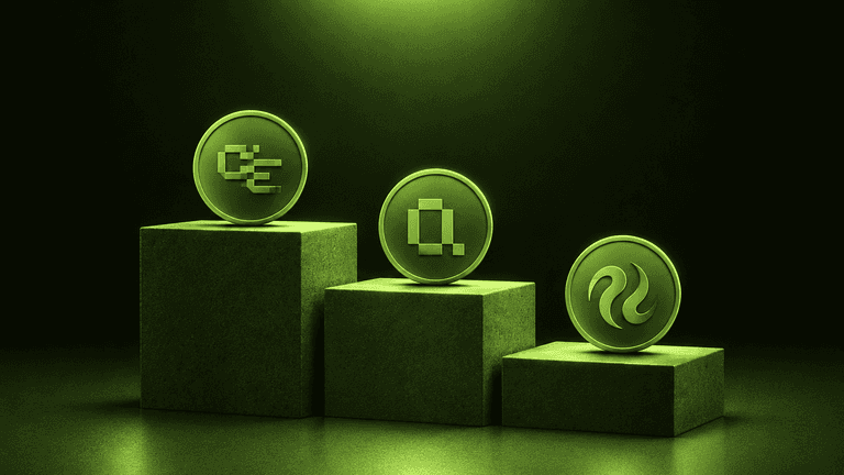 Trending cryptocurrencies today, Infinity Ground AIN, Quack AI Q, and Injective INJ