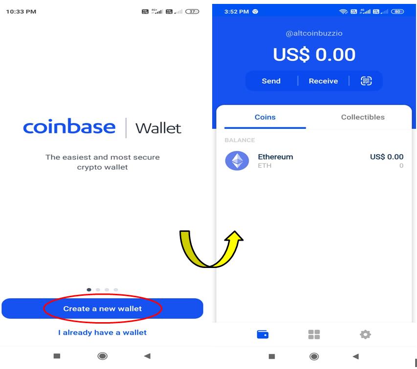 coinbase ada wallet