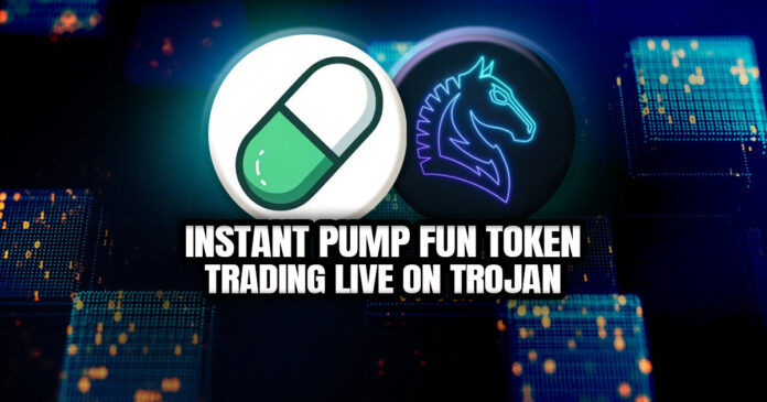 Instant Pump Fun Token Trading Live on Trojan